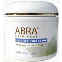 Skin Refining Scrub, Peppermint and Oats, 4.5 oz, Abra Therapeutics