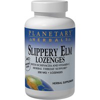 Slippery Elm Lozenge Strawberry, 100 Lozenges, Planetary Herbals