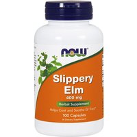 Slippery Elm 400mg 100 Caps, NOW Foods
