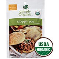 Sloppy Joe Seasoning Mix, 1.41 oz, Simply Organic