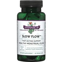 Slow Flow, Menstrual Flow Support, 60 Vegetarian Capsules, Vitanica