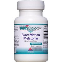 Slow Motion Melatonin 1.2 mg in Lipid Matrix, 60 Tablets, NutriCology
