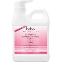 Smoothing Shampoo & Wash Family Size, Berry Primrose, 16 oz, Babo Botanicals