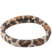 Snake Print Hair Elastic Medium - Jessenia - Tan, 2 ct Per Card, DiPrima Beauty