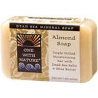 Bar Soap - Almond, 7 oz, One with Nature Dead Sea Mineral Soap