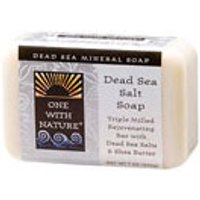 Bar Soap - Dead Sea Salt, 7 oz, One with Nature Dead Sea Mineral Soap
