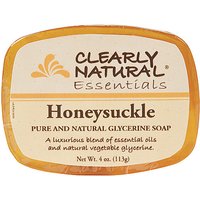 Glycerine Bar Soap - Honeysuckle, 4 oz, Clearly Natural Soaps