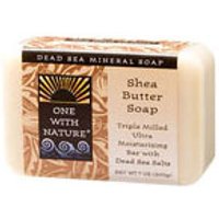 Bar Soap - Shea Butter, 7 oz, One with Nature Dead Sea Mineral Soap