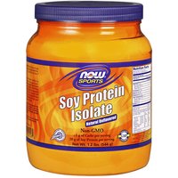 Soy Protein Isolate Powder, Non-GMO Unflavored, 1.2 lb, NOW Foods