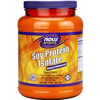 Soy Protein Isolate Powder, Non-GMO Unflavored, 2 lb, NOW Foods