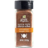 Spice Right Cinnamon Sugar Trio, 3.1 oz, Simply Organic