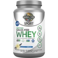 SPORT Refuel Certified Grass Fed Whey Protein Powder, Vanilla, 23 oz (652 g), Garden of Life