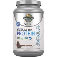 SPORT Refuel Organic Plant-Based Protein Powder, Chocolate, 29.6 oz (840 g), Garden of Life