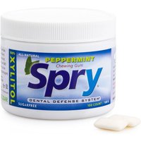 Spry Xylitol Chewing Gum - Peppermint, 100 ct Jar, Xlear (Xclear)