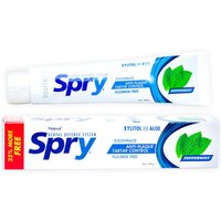 Spry Xylitol Toothpaste - Peppermint, Fluoride-Free, 5 oz, Xlear (Xclear)