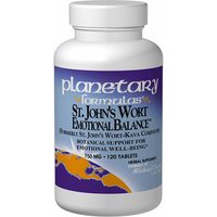 St. Johns Wort Emotional Balance 60 tabs, Planetary Herbals
