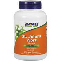 St. Johns Wort 300 mg, Value Size, 250 Veg Capsules, NOW Foods