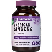 Standardized American Ginseng Root Extract, 60 Vcaps, Bluebonnet Nutrition