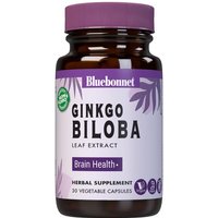 Standardized Ginkgo Biloba Leaf Extract, 30 Vcaps, Bluebonnet Nutrition