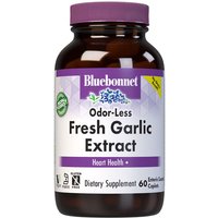 Standardized Odor-Less Fresh Garlic Extract, 60 Enteric Coated Caplets, Bluebonnet Nutrition