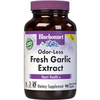 Standardized Odor-Less Fresh Garlic Extract, 90 Enteric Coated Caplets, Bluebonnet Nutrition