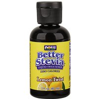 Better Stevia Liquid Sweetener - Lemon Twist Flavor, 2 oz, NOW Foods