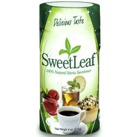 SweetLeaf Stevia Sweetener Plus Fiber in Shaker Bottle, 4 oz, Wisdom Natural Brands