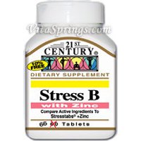 Stress B with Zinc 66 Tablets, 21st Century Health Care