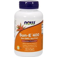 Sun-E 400, Natural Vitamin E, 120 Softgels, NOW Foods