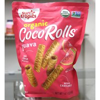 Sun Tropics Organic Coco Rolls, Crisp Coconut Rolls, 14.1 oz (400 g)