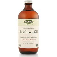 Sunflower Oil, Certified Organic, 17 oz, Flora Health