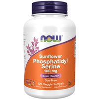 Sunflower Phosphatidyl Serine 100 mg, 120 Veggie Softgels, NOW Foods