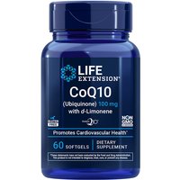 Super-Absorbable CoQ10 Ubiquinone with d-Limonene 100 mg, 60 Softgels, Life Extension