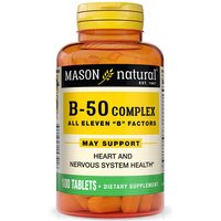 Super B-50 Complex, 100 Tablets, Mason Natural