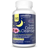Super Colon Cleanse Night Formula, 60 Capsules, Health Plus Inc.