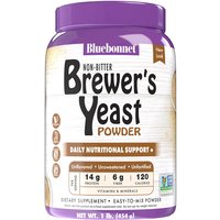 Super Earth Brewers Yeast Powder, Unflavored, 1 lb, Bluebonnet Nutrition