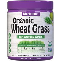 Super Earth Organic Wheatgrass Powder, 5.6 oz (160 g), Bluebonnet Nutrition