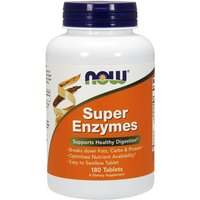 Super Enzymes Tabs, Value Size, 180 Tablets, NOW Foods