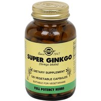 Super Ginkgo - Full Potency, 120 Vegetable Capsules, Solgar