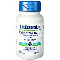 Saw Palmetto PalmettoGuard/Nettle Root Formula with Beta-Sitosterol, 60 Softgels, Life Extension