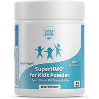SuperHMO Prebiotic for Kids Powder - 5 HMOs, 45 Servings, Layer Origin Nutrition