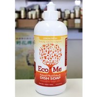Eco-Me Dish Soap Liquid Lemon Fresh, Natural Plant Extracts, 16 oz