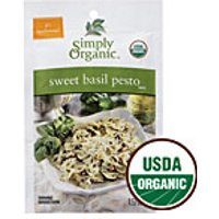 Sweet Basil Pesto Seasoning Mix, 0.53 oz, Simply Organic