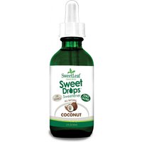 SweetLeaf Liquid Stevia Sweet Drops Sweetener - Coconut, 2 oz, Wisdom Natural Brands