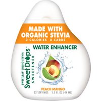 SweetLeaf Stevia Sweet Drop Water Enhancer - Peach Mango, 1.5 oz, Wisdom Natural Brands