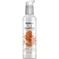 Swiss Navy 4 in 1 Playful Flavors Lubricant - Salted Caramel Delight, 4 oz, MD Science Lab
