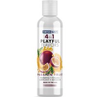Swiss Navy 4 in 1 Playful Flavors Lubricant - Wild Passion Fruit, 1 oz, MD Science Lab