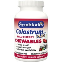 Symbiotics Colostrum Plus Chewables - Wild Cherry, 120 Chewable Tablets