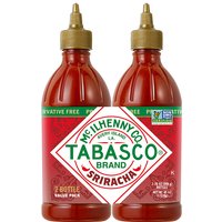 Tabasco Sriracha Sauce, Value Pack, 20 oz x 2 Bottles