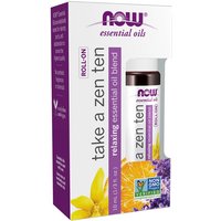 Take A Zen Ten Essential Oil Blend Roll-On, 10 ml, NOW Foods